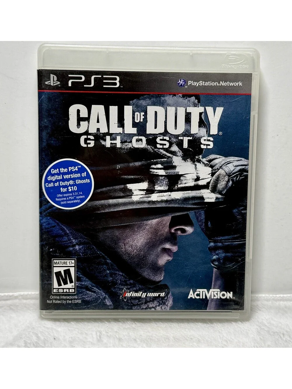 Call of Duty Ghosts PS3 PlayStation 3 Complete CIB Bonus Map Insert